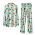 Charlotte 49ers Long Pajama Set Customized Ribbon Florals Green Best Selling
