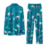 Charlotte Hornets Long Pajama Set Customized Cloud Stars Teal Best Selling