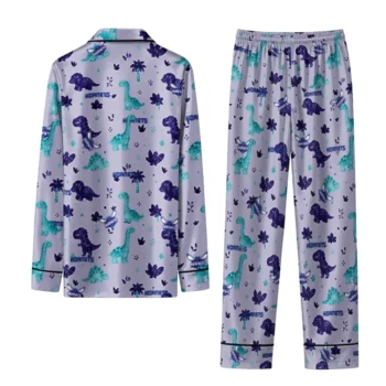 Charlotte Hornets Long Pajama Set Personalized Character Scatter Fashion Forward
