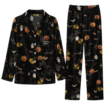 chicago blackhawks long pajama set custom icon confetti black best selling.webp