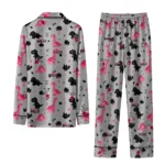 Chicago Bulls Long Pajama Set Custom Character Scatter Best Selling
