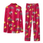 Chicago Bulls Long Pajama Set Customized Snack Scatter Red Best Selling