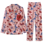 chicago cubs long pajama set customized character scatter best selling.webp