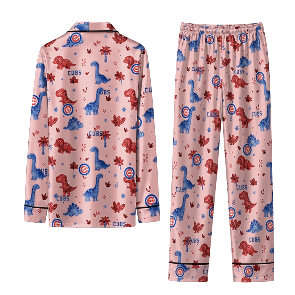 chicago cubs long pajama set customized character scatter fashion forward.webp chicago cubs long pajama set customized character scatter fashion forward.webp