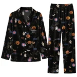 chicago cubs long pajama set personalized icon confetti black best selling.webp