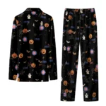 chicago cubs long pajama set personalized icon confetti black best selling.webp