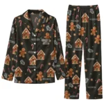 Chicago White Sox Long Pajama Set Custom Candy Scatter Black Best Selling