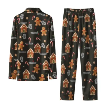 Chicago White Sox Long Pajama Set Custom Candy Scatter Black Fashion Forward