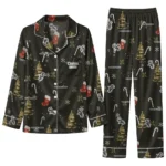 Chicago White Sox Long Pajama Set Customized Sprig Scatter Black Best Selling
