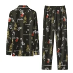 Chicago White Sox Long Pajama Set Customized Sprig Scatter Black Best Selling
