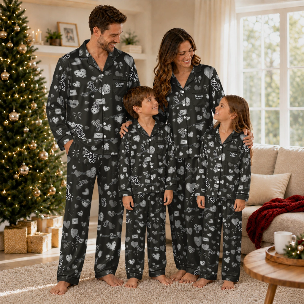 chicago white sox long pajama set personalized heart charms black latest model.webp chicago white sox long pajama set personalized heart charms black latest model.webp