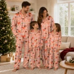 cincinnati bengals long pajama set personalized ribbon chains orange best selling.webp