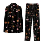 cincinnati reds long pajama set customized icon confetti black best selling.webp