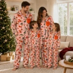Cleveland Browns Long Pajama Set Customized Character Scatter Best Selling