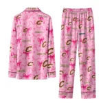 cleveland cavaliers long pajama set custom ribbon chains wine best selling.webp