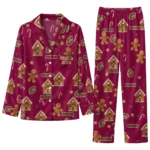 Cleveland Cavaliers Long Pajama Set Personalized Candy Scatter Wine Best Selling
