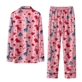 Cleveland Guardians Long Pajama Set Customized Character Scatter Fashion Forward