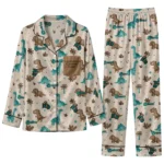 Coastal Carolina Chanticleers Long Pajama Set Custom Character Scatter Best Selling