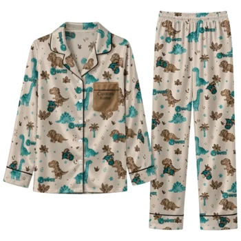 Coastal Carolina Chanticleers Long Pajama Set Custom Character Scatter Best Selling