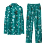 Coastal Carolina Chanticleers Long Pajama Set Custom Heart Charms Green Best Selling