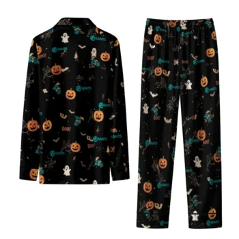 Coastal Carolina Chanticleers Long Pajama Set Custom Icon Confetti Black Fashion Forward