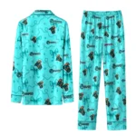 Coastal Carolina Chanticleers Long Pajama Set Custom Ribbon Chains Green Best Selling