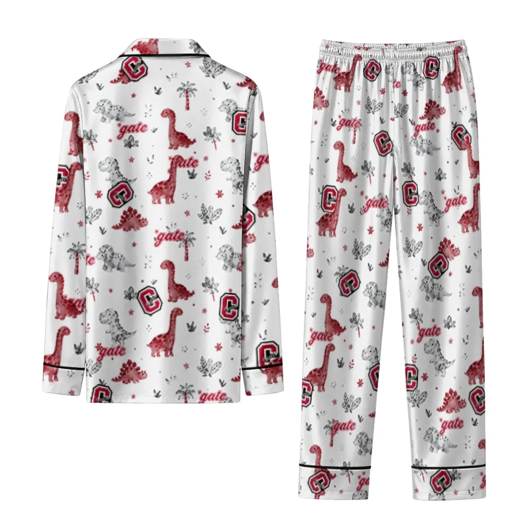 Colgate Raiders Long Pajama Set Customized Character Scatter Fashion Forward Colgate Raiders Long Pajama Set Customized Character Scatter Fashion Forward