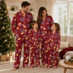 Colgate Raiders Long Pajama Set Customized Snack Scatter Maroon Best Selling