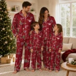 Colgate Raiders Long Pajama Set Customized Sprig Scatter Maroon Best Selling