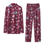 colorado avalanche long pajama set custom heart charms burgundy best selling.webp