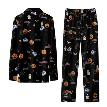 colorado avalanche long pajama set customized icon confetti black fashion forward.webp