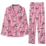 colorado avalanche long pajama set personalized ribbon chains burgundy best selling.webp