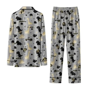 Colorado Buffaloes Long Pajama Set Personalized Character Scatter Fashion Forward