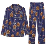 Colorado Rockies Long Pajama Set Custom Candy Scatter Blue Best Selling