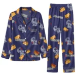 Colorado Rockies Long Pajama Set - Custom Snack Scatter Blue 1 Colorado Rockies Long Pajama Set Custom Snack Scatter Blue Best Selling