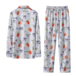 colorado rockies long pajama set customized ribbon florals blue best selling.webp