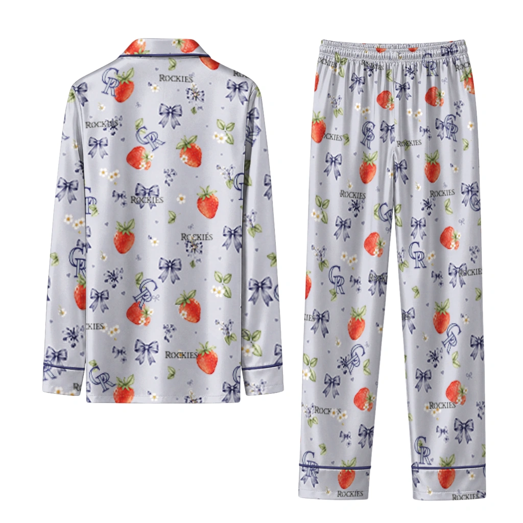 colorado rockies long pajama set customized ribbon florals blue fashion forward.webp colorado rockies long pajama set customized ribbon florals blue fashion forward.webp