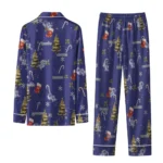 Colorado Rockies Long Pajama Set Customized Sprig Scatter Blue Best Selling
