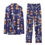 Colorado Rockies Long Pajama Set Personalized Animal Scatter Blue Best Selling