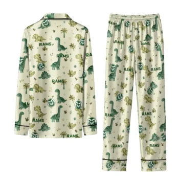 Colorado State Rams Long Pajama Set Custom Character Scatter Fashion Forward