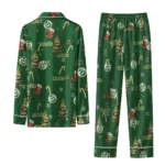 Colorado State Rams Long Pajama Set Custom Sprig Scatter Green Best Selling