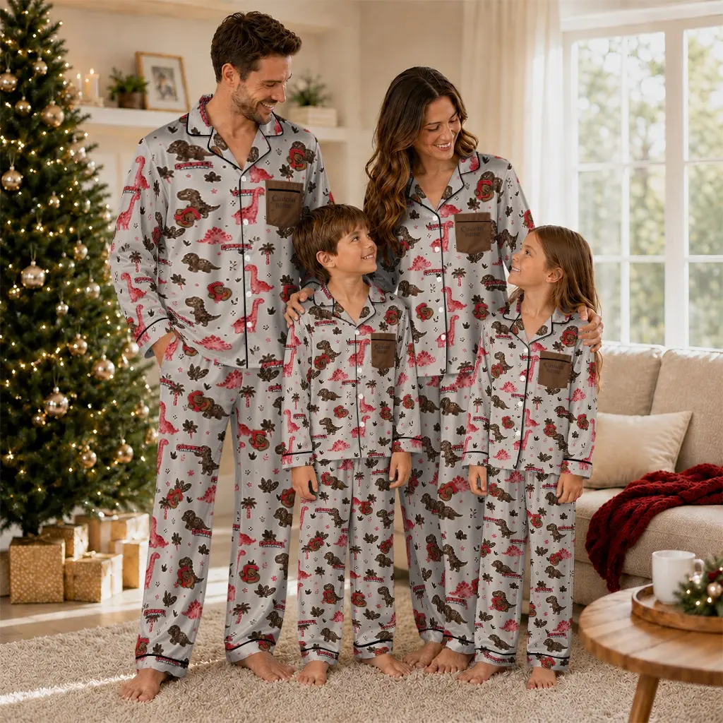 Cornell Big Red Long Pajama Set Personalized Character Scatter Latest Model Cornell Big Red Long Pajama Set Personalized Character Scatter Latest Model