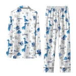Creighton Bluejays Long Pajama Set Customized Character Scatter Best Selling