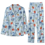 Creighton Bluejays Long Pajama Set Customized Ribbon Florals Blue Best Selling
