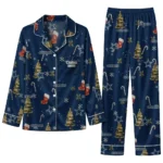 Dallas Cowboys Long Pajama Set Customized Sprig Scatter Blue Best Selling