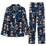 Dallas Cowboys Long Pajama Set - Personalized Animal Scatter Blue 1 Dallas Cowboys Long Pajama Set Personalized Animal Scatter Blue Best Selling