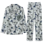 Dallas Cowboys Long Pajama Set Personalized Character Scatter Best Selling