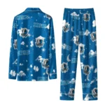 Dallas Mavericks Long Pajama Set Customized Cloud Stars Blue Best Selling