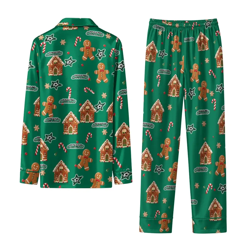 Dallas Stars Long Pajama Set Custom Candy Scatter Green Fashion Forward Dallas Stars Long Pajama Set Custom Candy Scatter Green Fashion Forward