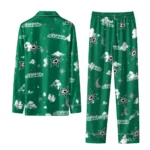 Dallas Stars Long Pajama Set Customized Cloud Stars Green Best Selling